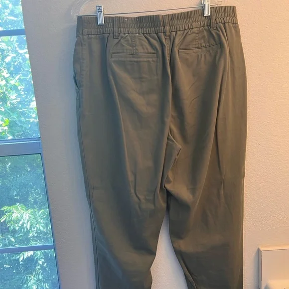 TALBOTS Army Green Jogger Style Trousers - Picture 4 of 6